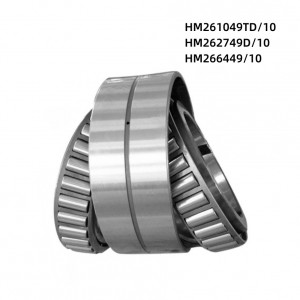 Double row tapered roller bearing HM261049TD/10 HM262749D/10 HM266449/10